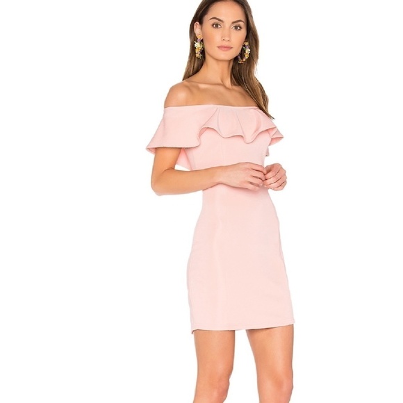 Capulet x REVOLVE Eva Off the Shoulder Mini Dress in Blush size small - Picture 10 of 10